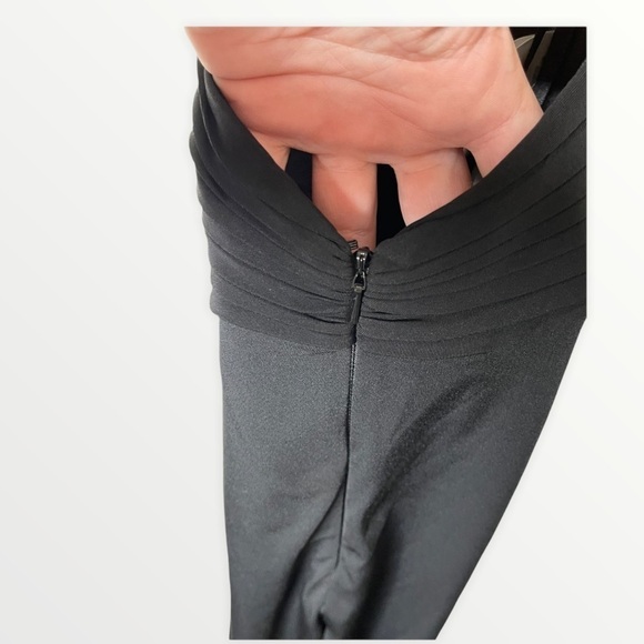 NWT BCBG Jersey Wrap Halter Wide Leg Jumpsuit, XXS - Picture 15 of 15